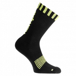 Clcetines KEMPA Caution negro/amarillo fluorescente