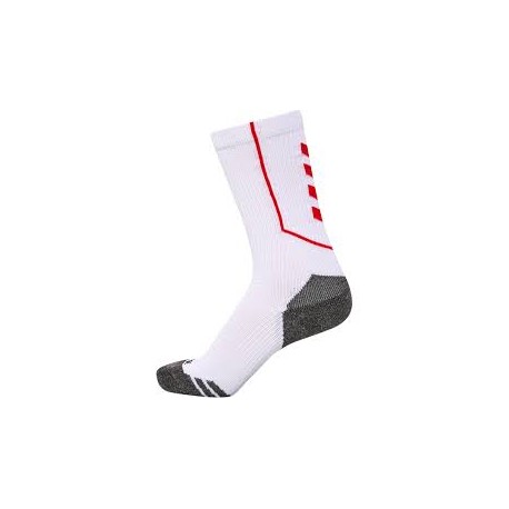 Calcetines training blanco/rojo HUMMEL